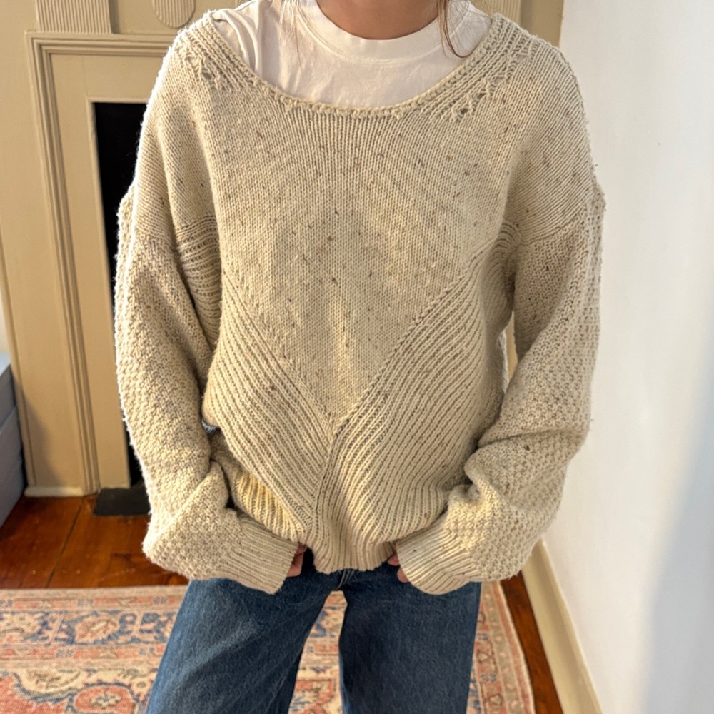 Wildfox Cream Knit Sweater